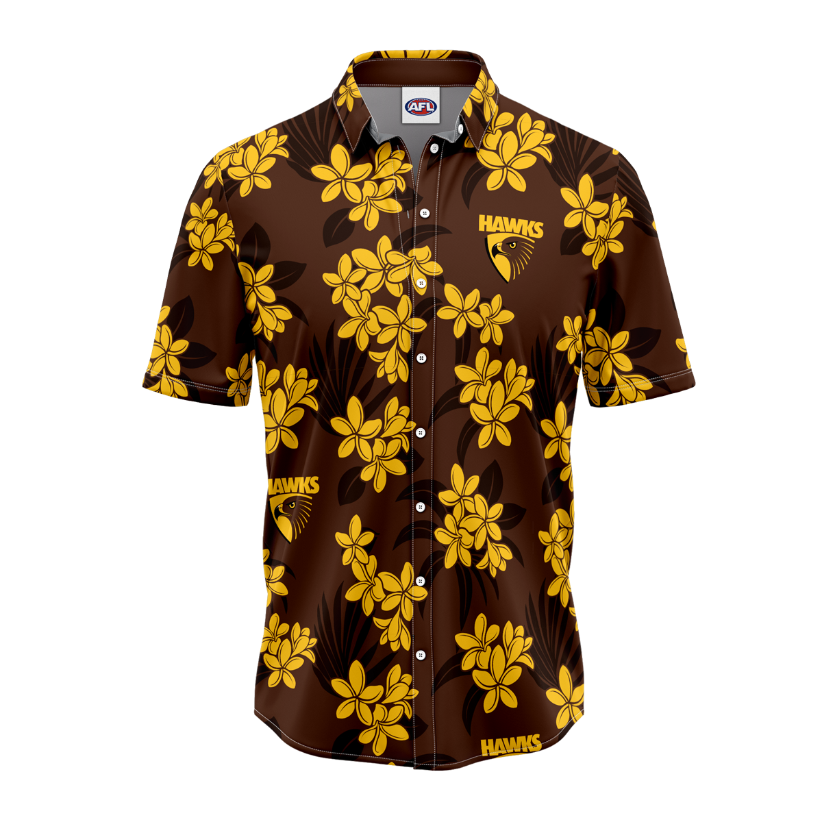 Hawthorn Hawks Reef Hawaiian Shirt