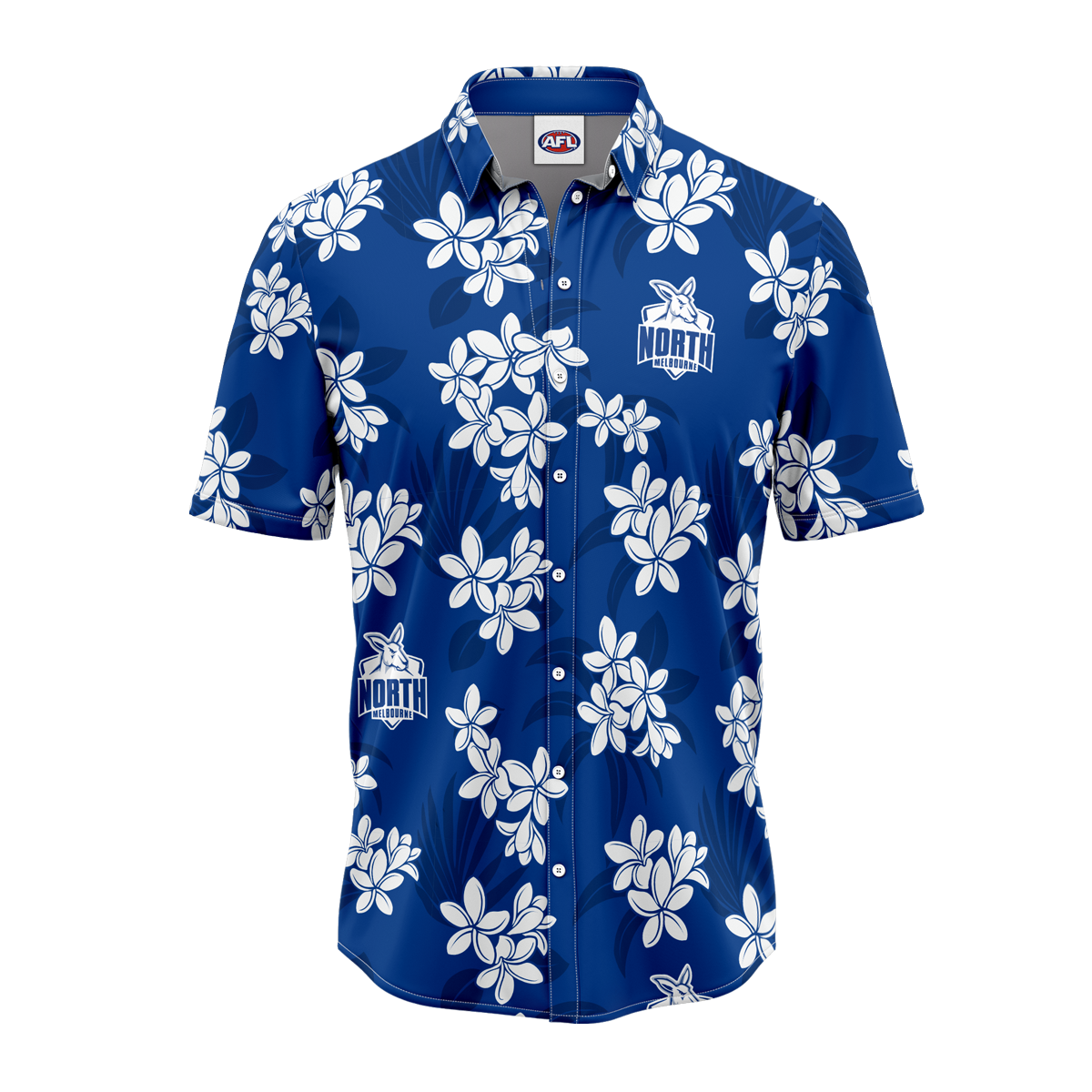 North Melbourne Kangaroos Reef Hawaiian Shirt