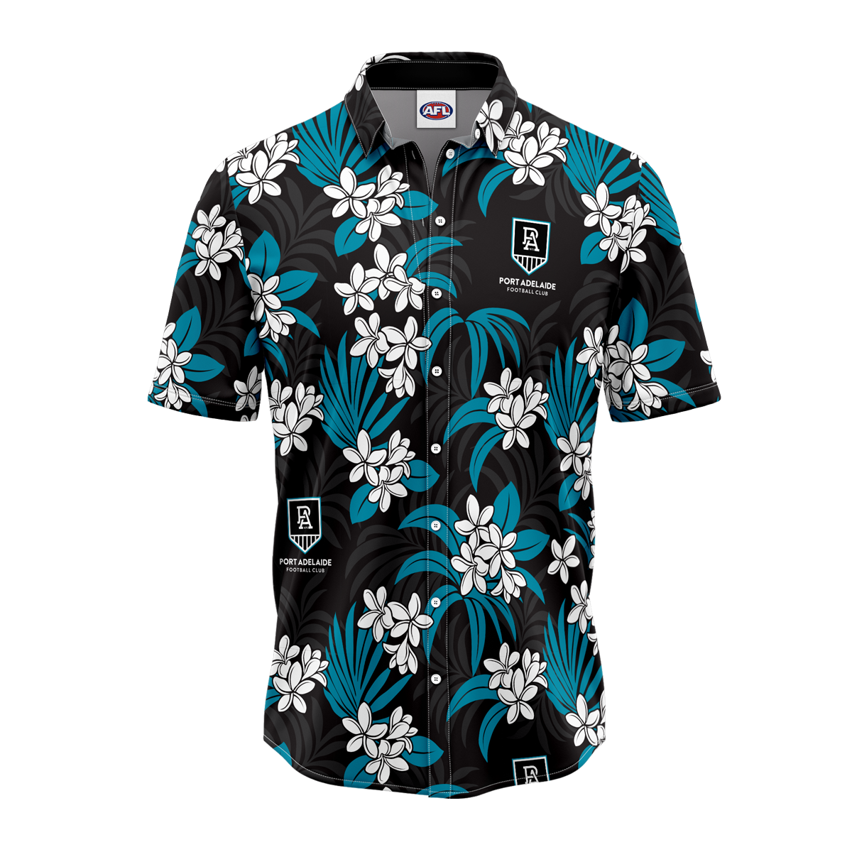 Port Adelaide Power Reef Hawaiian Shirt