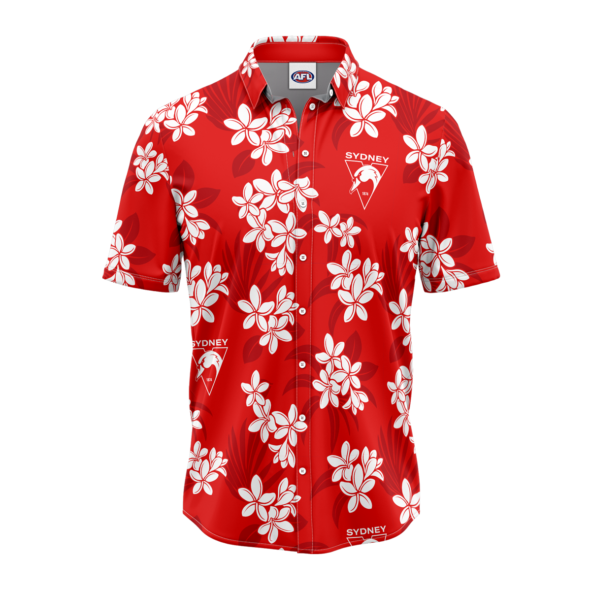 Sydney Swans Reef Hawaiian Shirt