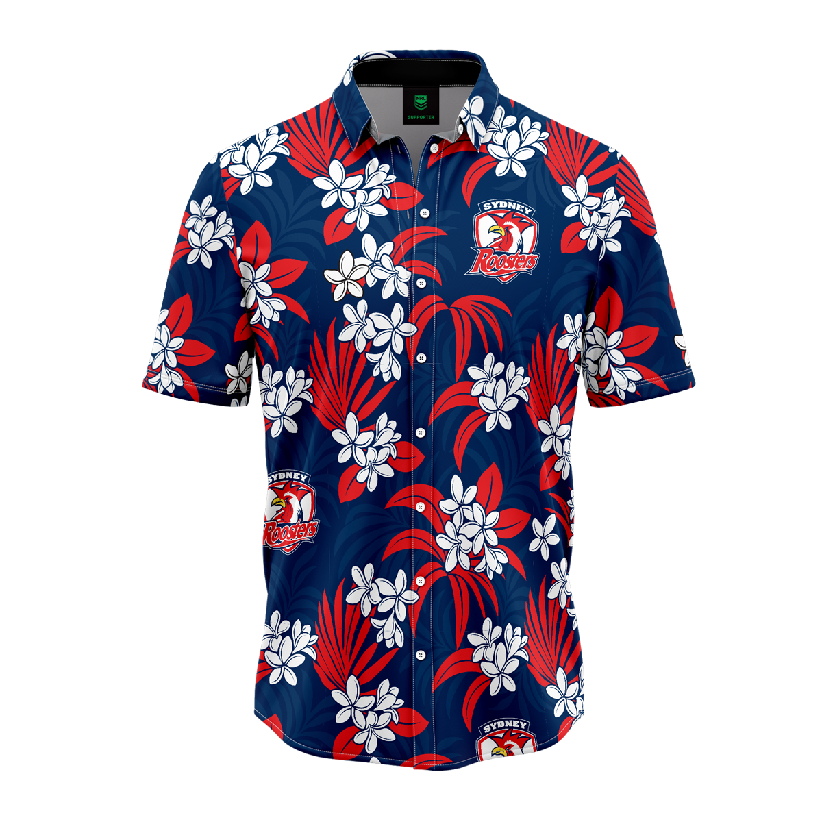 Sydney Roosters Reef Hawaiian Shirt