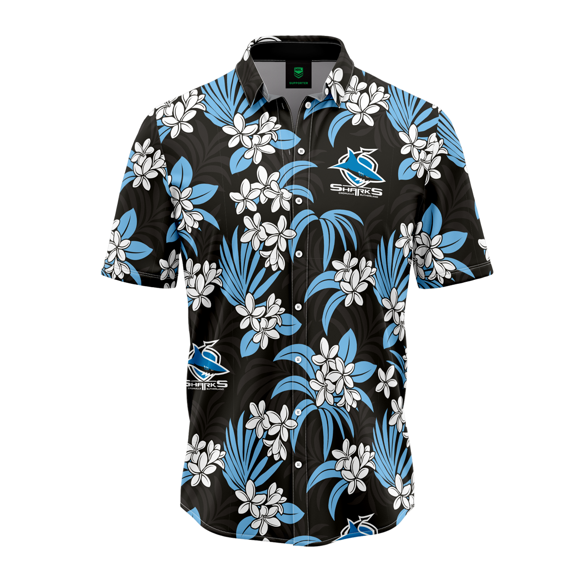 Cronulla Sharks Reef Hawaiian Shirt
