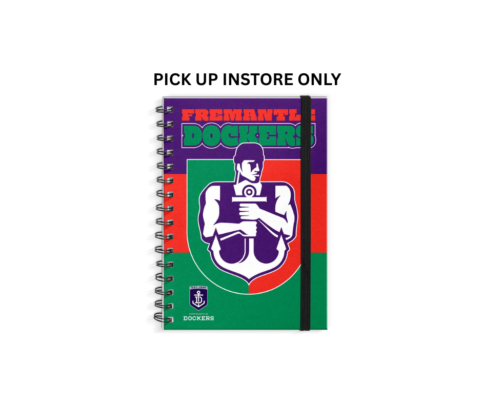Fremantle Dockers Mascot Hardcover Notebook