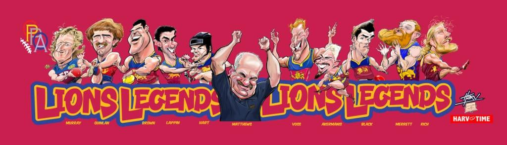 Brisbane Lions Legends Bar Runner
