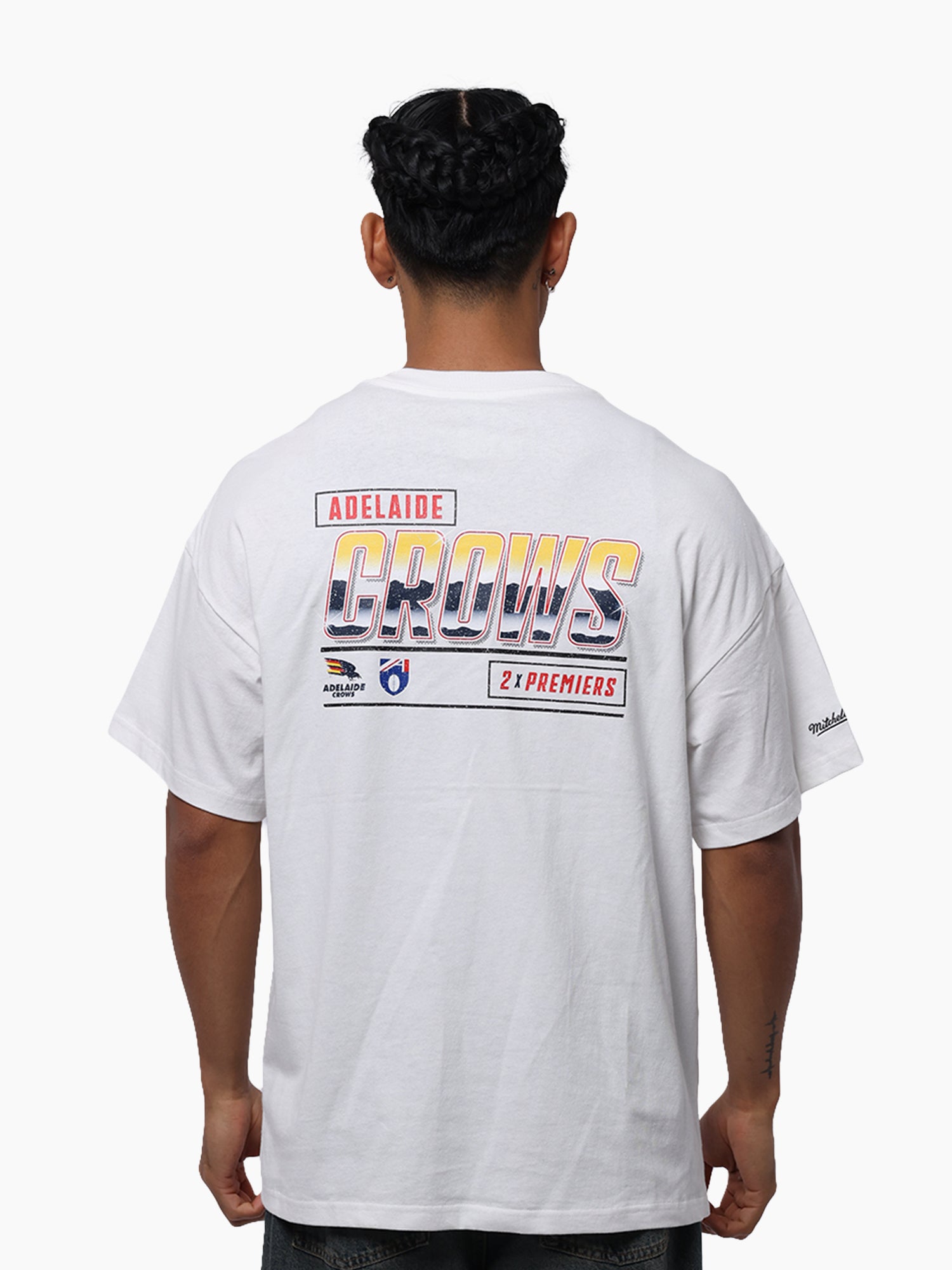Adelaide Crows Mitchell & Ness Strike Through Tee