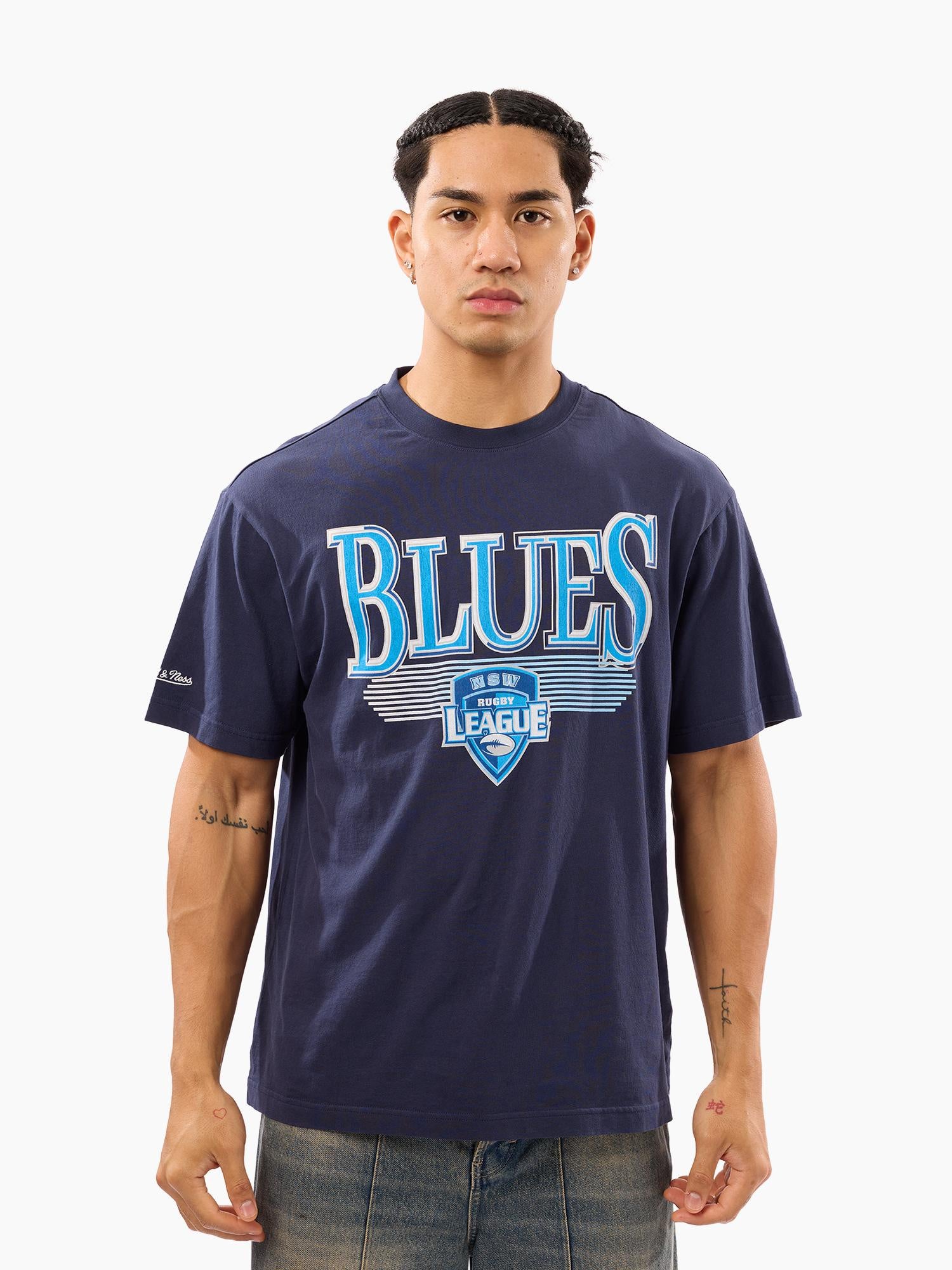 New South Wales Blues State Of Origin Mitchell & Ness T -Shirt