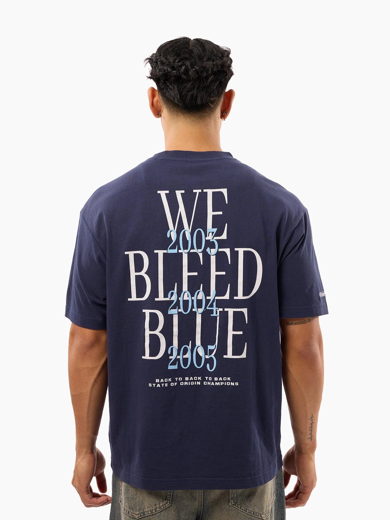 New South Wales Blues State Of Origin Mitchell & Ness T -Shirt