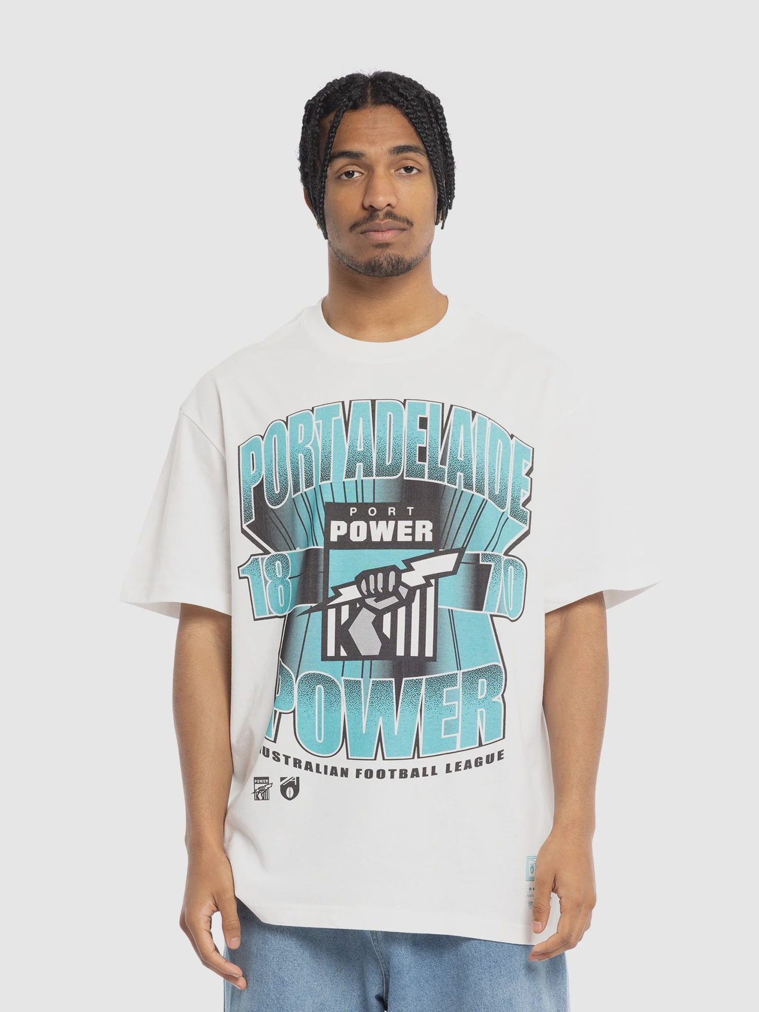 Port Adelaide Power Mitchell & Ness Bust Out Tee