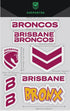 Brisbane Broncos Decals Sheet
