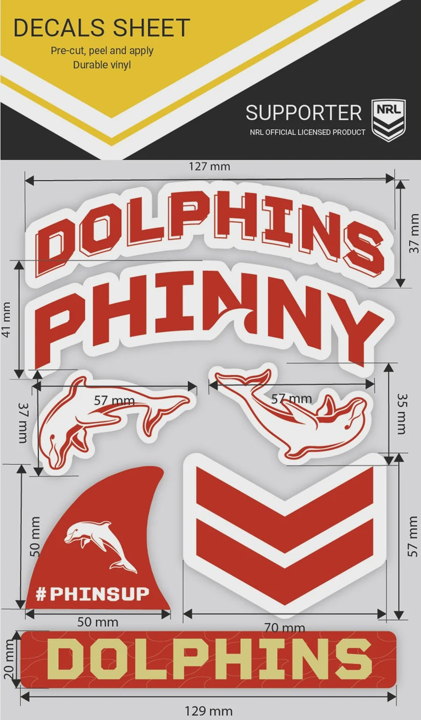 Dolphins Decals Sheet