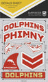 Dolphins Decals Sheet
