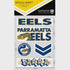 Parramatta Eels Decals Sheet