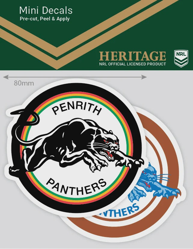 Penrith Panthers Heritage 2 Mini Decals