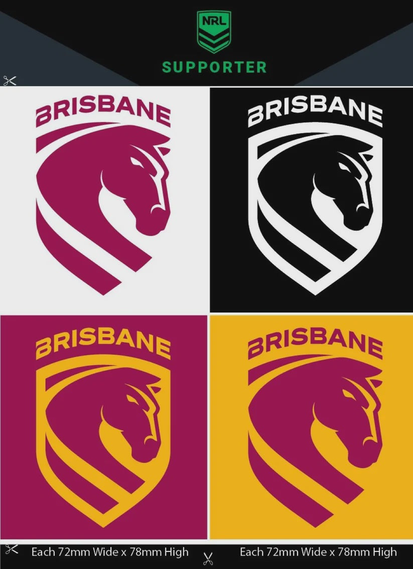 Brisbane Broncos Team Decals