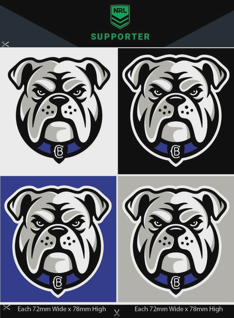 Canterbury Bulldogs Team Decals