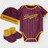 Brisbane Bronco's "Lullaby" 3pc Baby Set