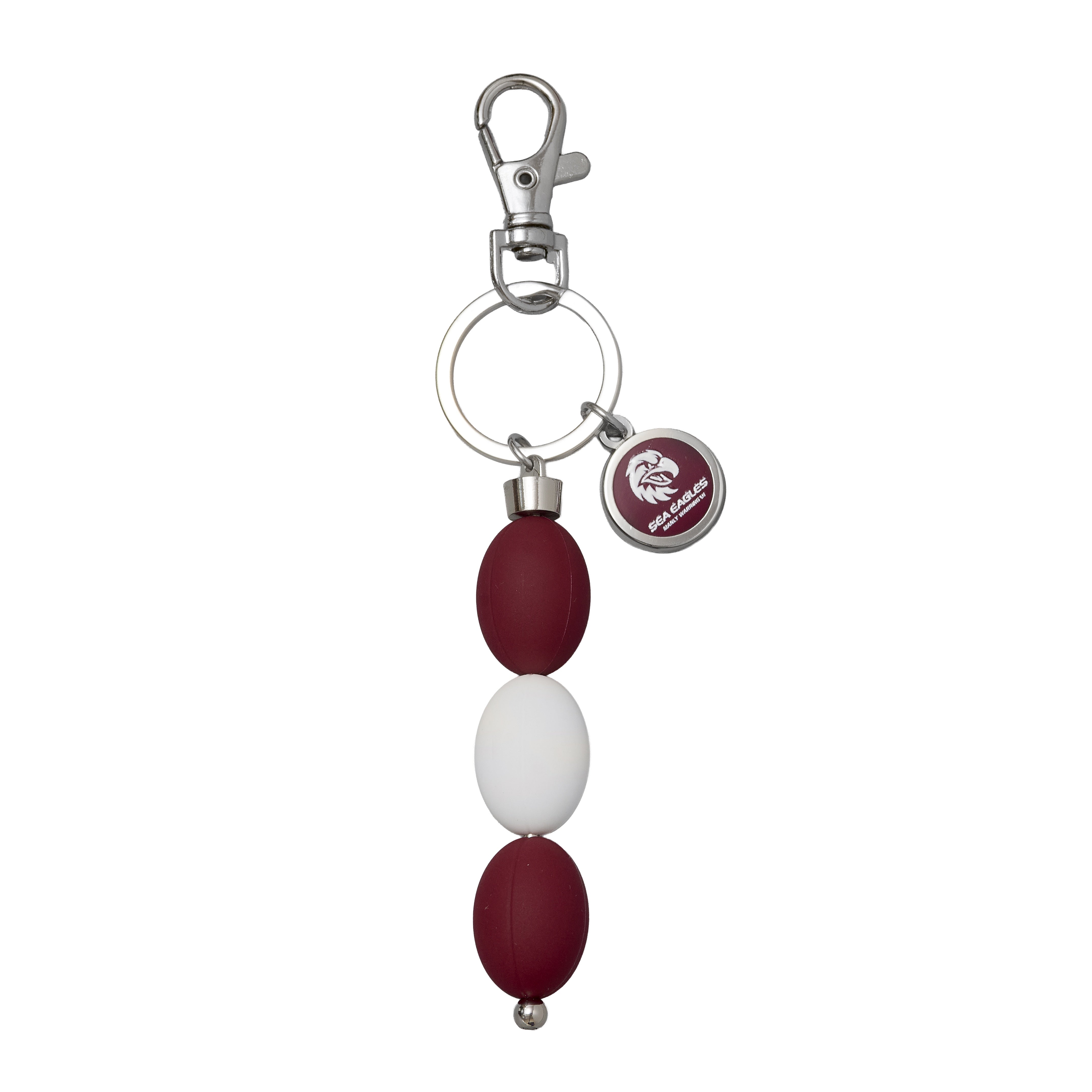 Manly Sea Eagles 3 Ball Keyring