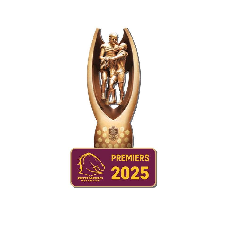 Brisbane Broncos 2025 Premiers Trophy Pin