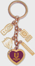 Brisbane Broncos 2025 Premiers Charm Keyring