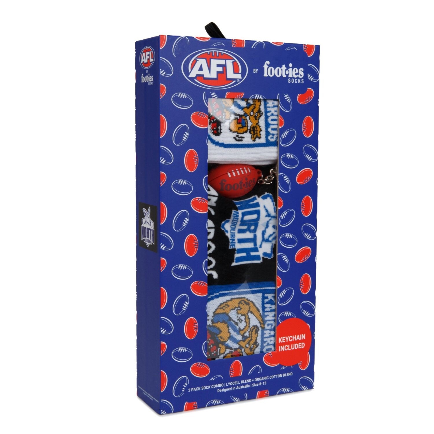 North Melbourne Kangaroos Socks Gift Pack