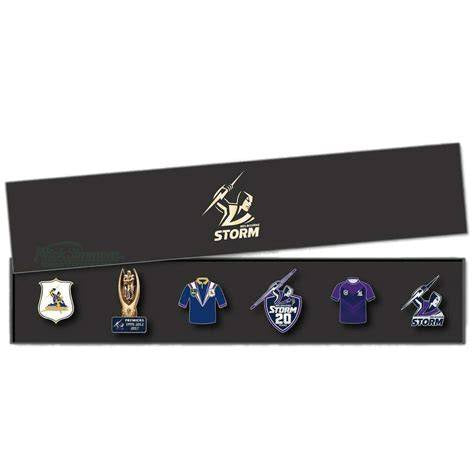 Melbourne Storm Evolution Pin Set