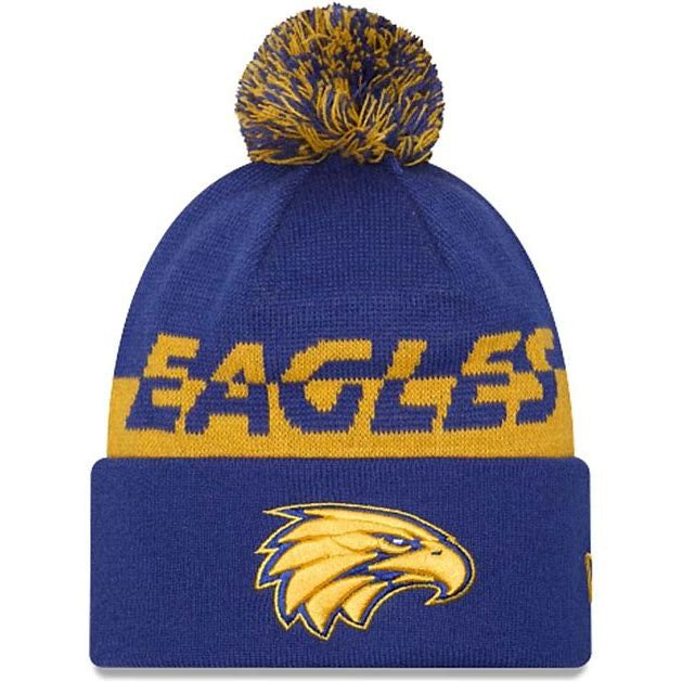 West Coast Eagles Split Script Beanie