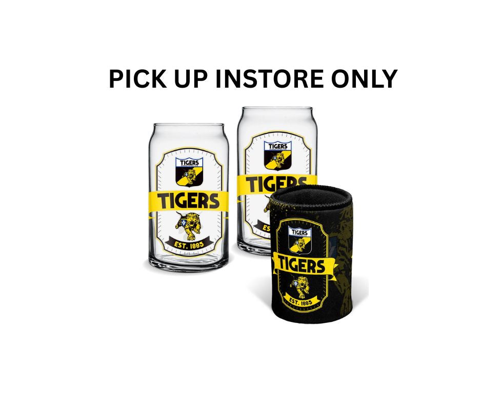 Richmond Tigers Can  Shaped Glasses And Can Cooler