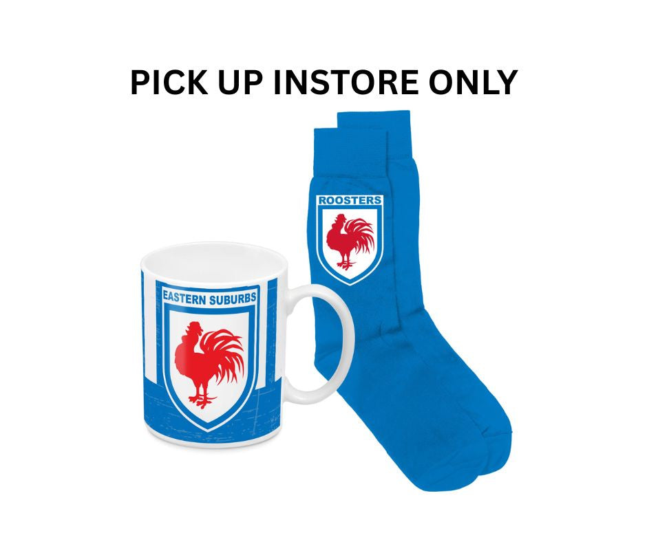 Sydney Roosters Heritage Mug and Sock Pack
