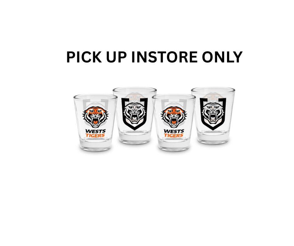 West Tigers Shot Glasses