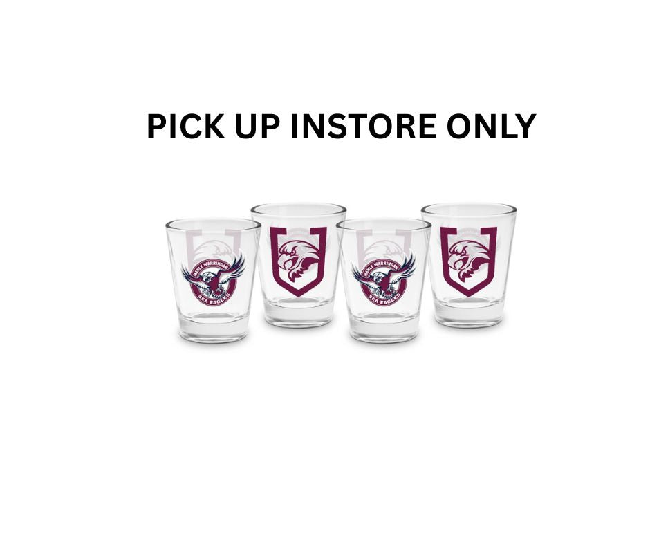 Manly Sea Eagles Shot Glasses
