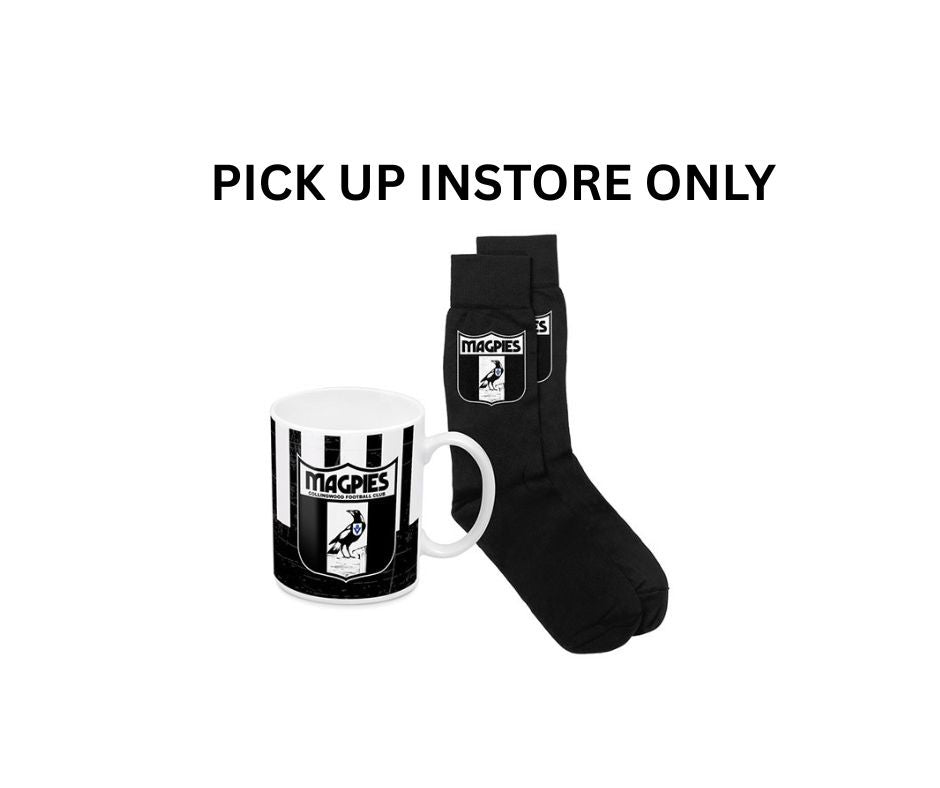 Collingwood Magpies Heritage Mug And Sock Pack