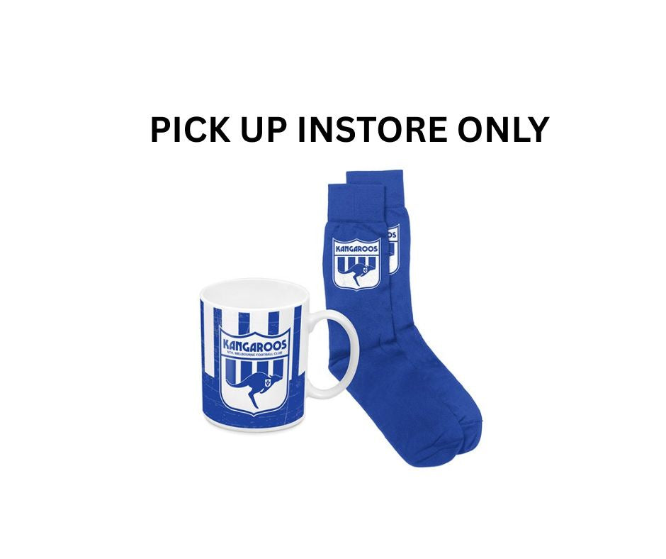 North Melbourne Kangaroos Heritage Mug And Sock Pack