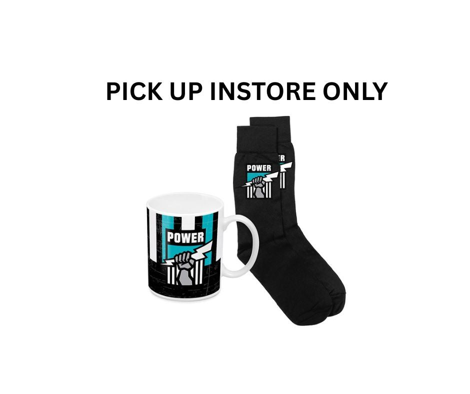 Port Adelaide Power Heritage Mug And Sock Pack
