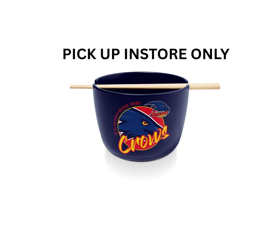 Adelaide Crows Noodle Bowl with Chopsticks