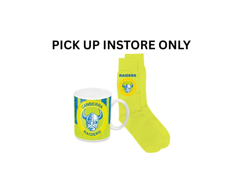 Canberra Raiders Heritage Mug and Sock Pack