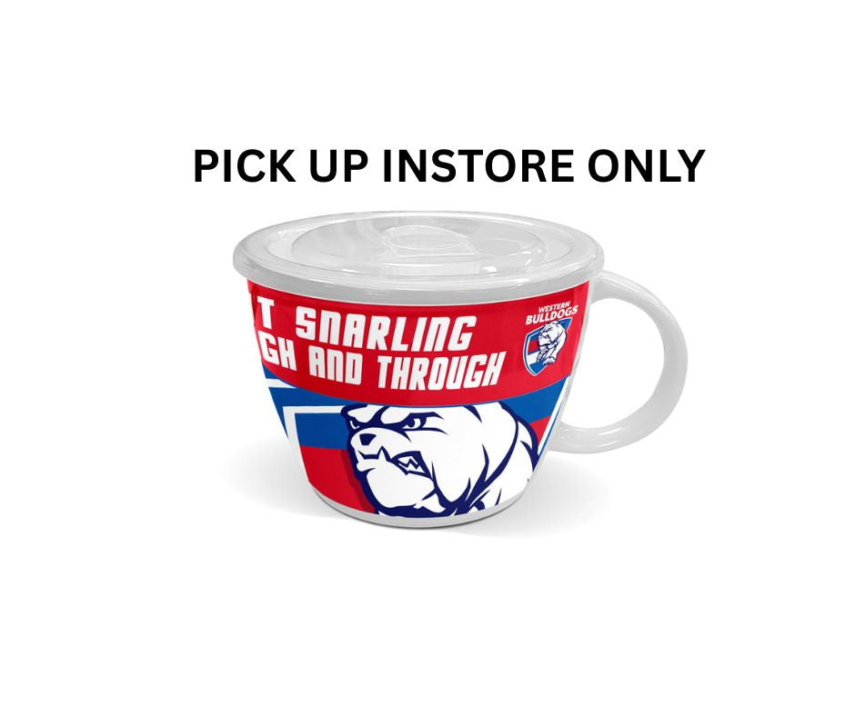 Western Bulldogs Soup Mug With Lid