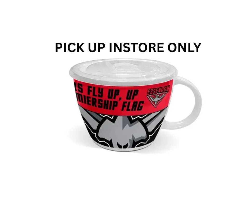 Essendon Bombers Soup Mug with Lid
