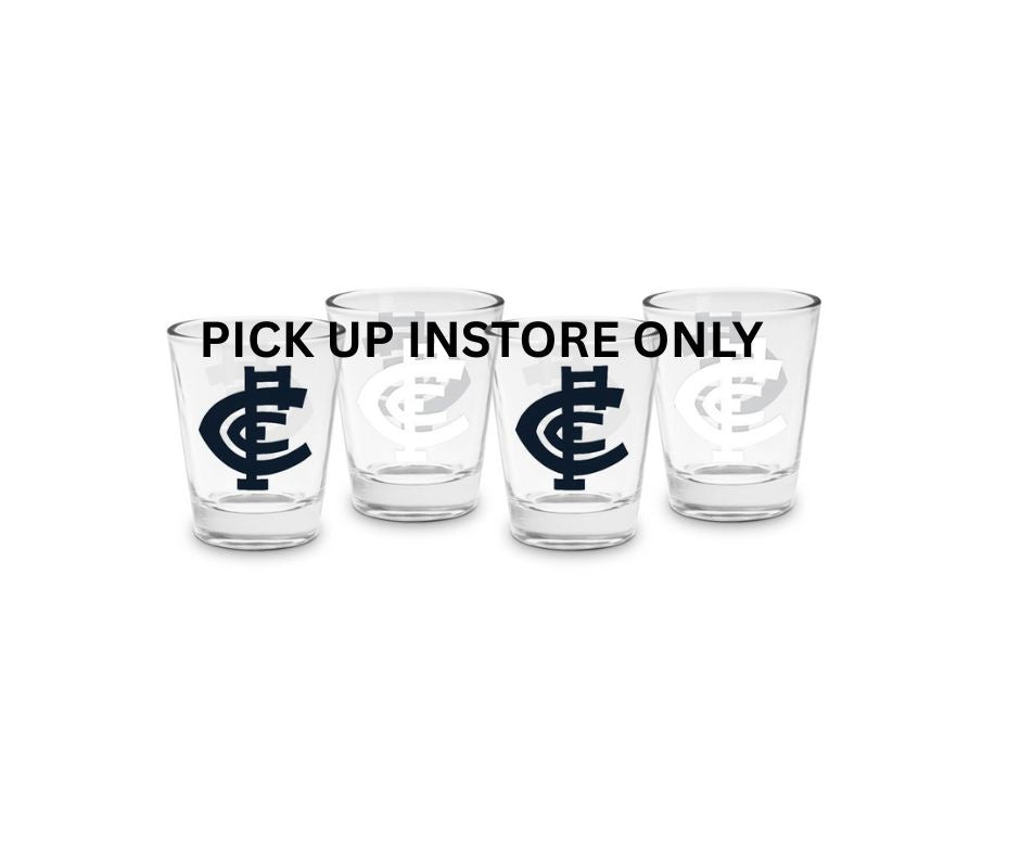 Carlton Blues Shot Glasses