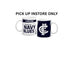 Carlton Blues Logo and Song Coffee Cup