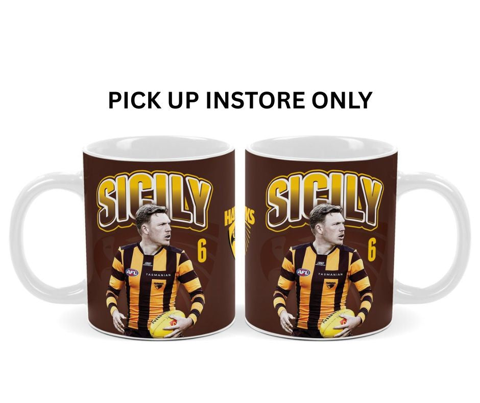 Hawthorn Hawks Player Coffee Cup - James Sicily
