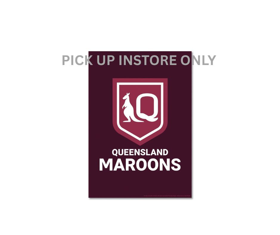 Queensland Maroons State Of Origin Poster