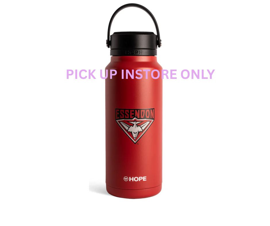 Essendon Bombers HOPE 1L Drink Bottle - Red