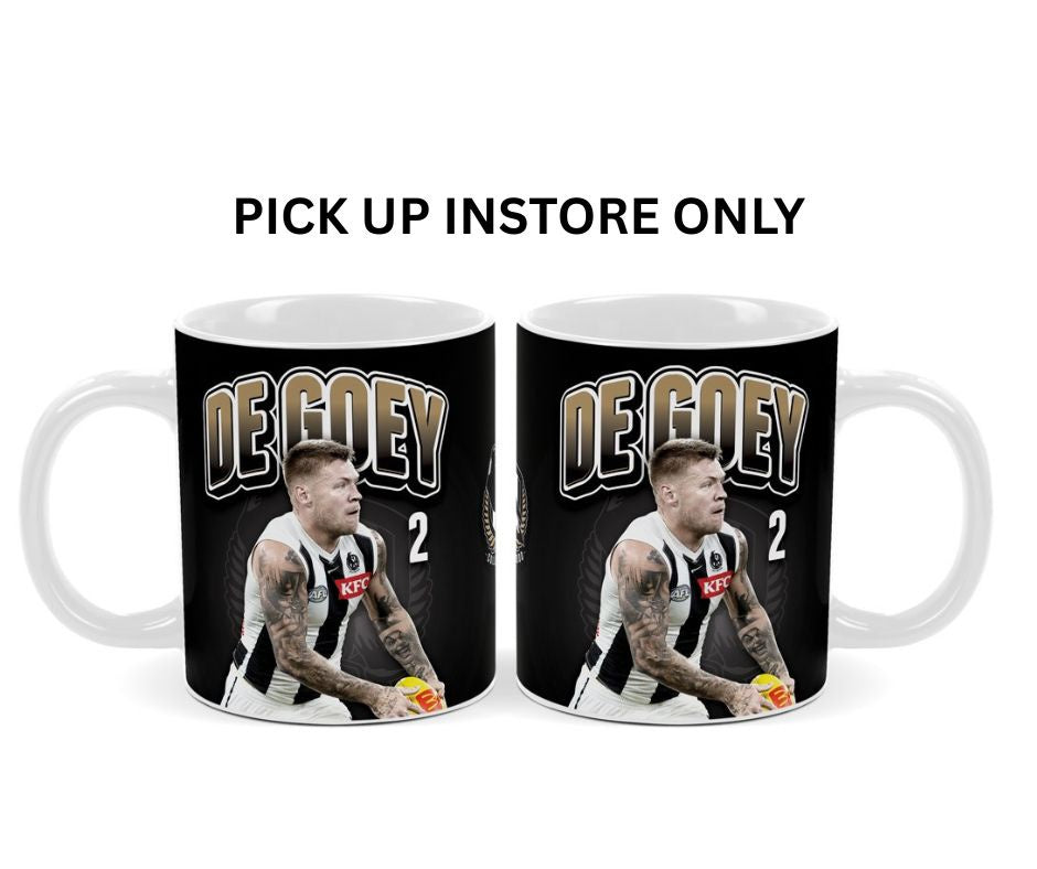 Collingwood Magpies Player Coffee Cup - Jordan De Goey