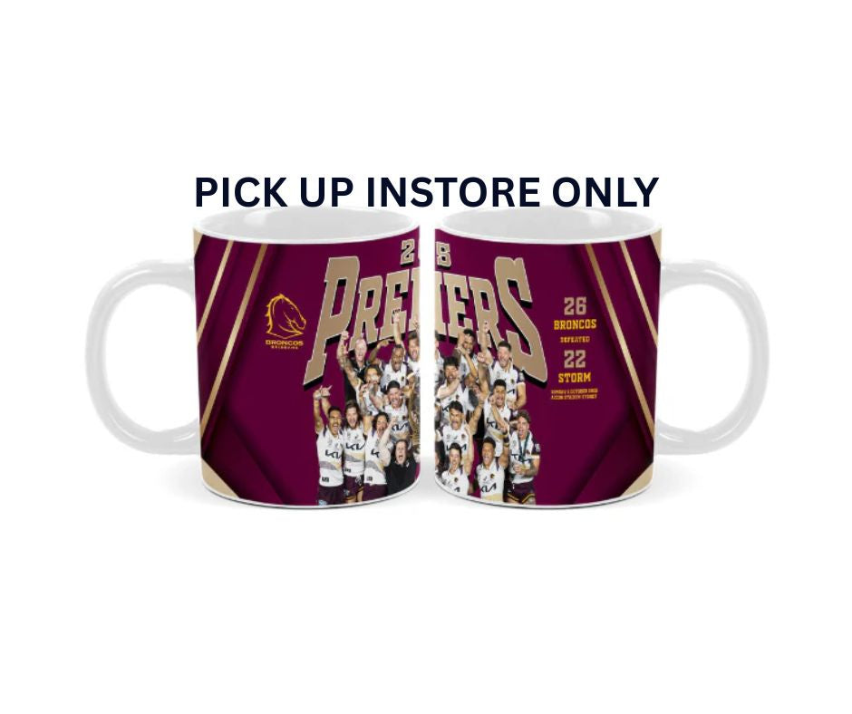 Brisbane Broncos 2025 Premiers Team Photo Coffee Mug