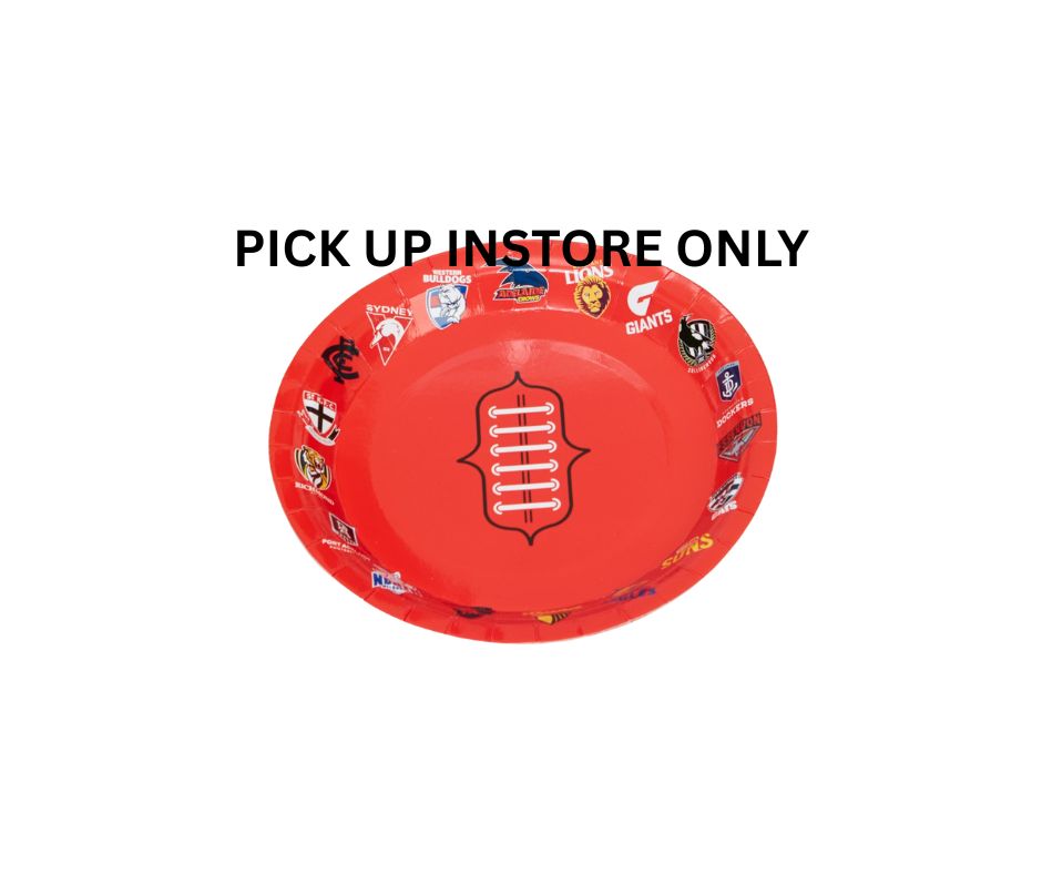 AFL Party Plates - Pack Of 25