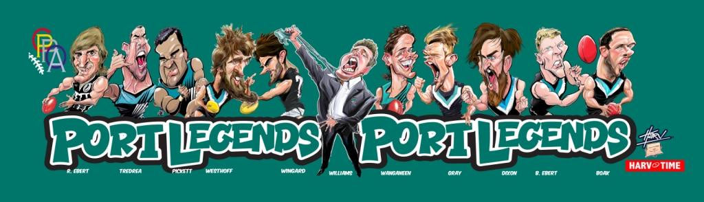 Port Adelaide Power Legends Bar Runner