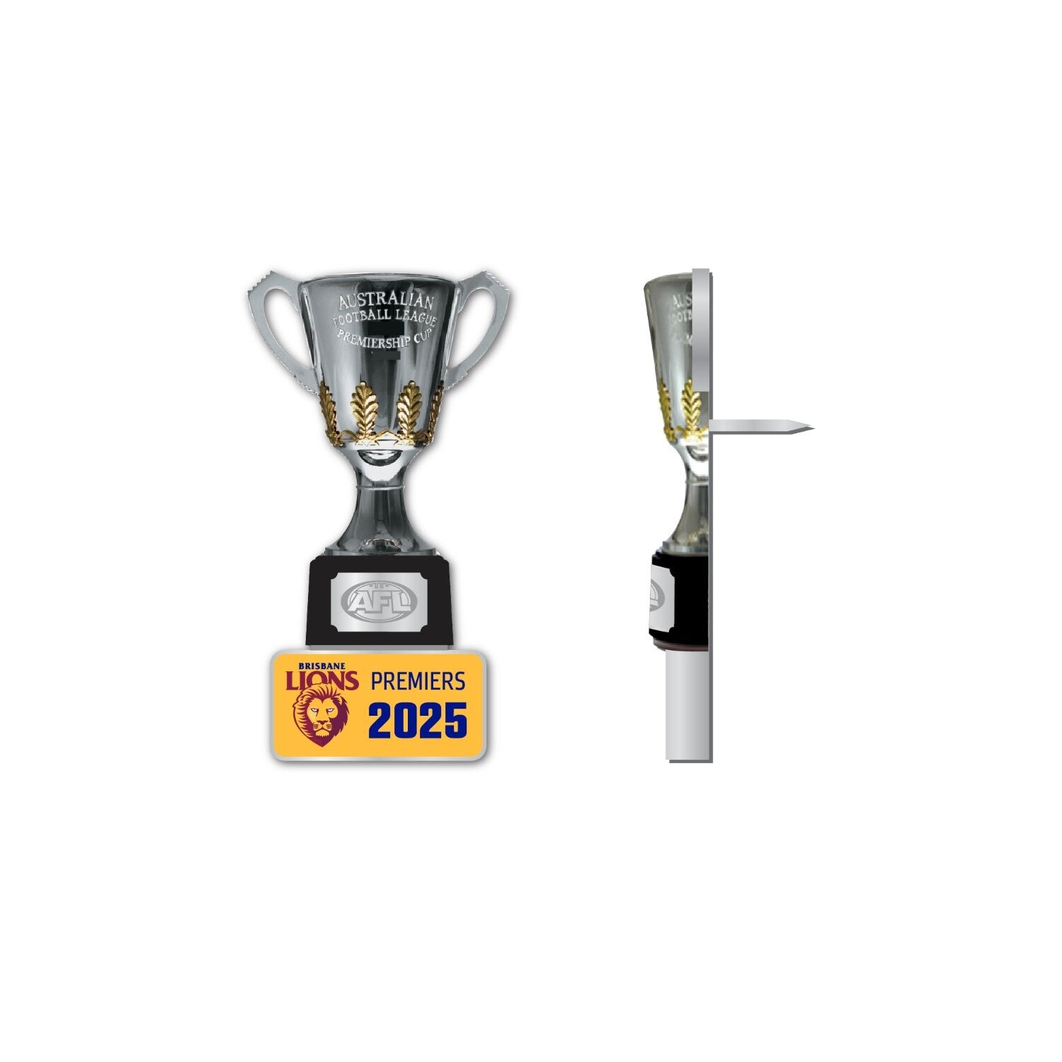 Brisbane Lions 2025 Premiers Trophy Pin