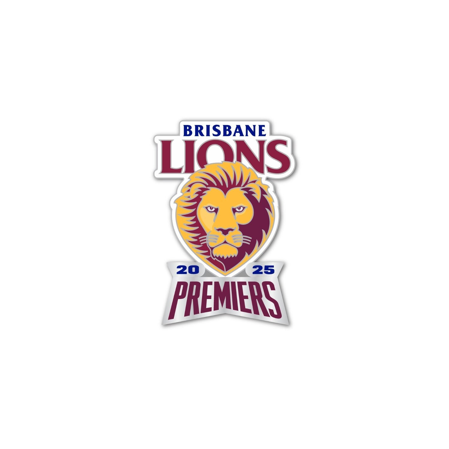 Brisbane Lions 2025 Premiers Pin