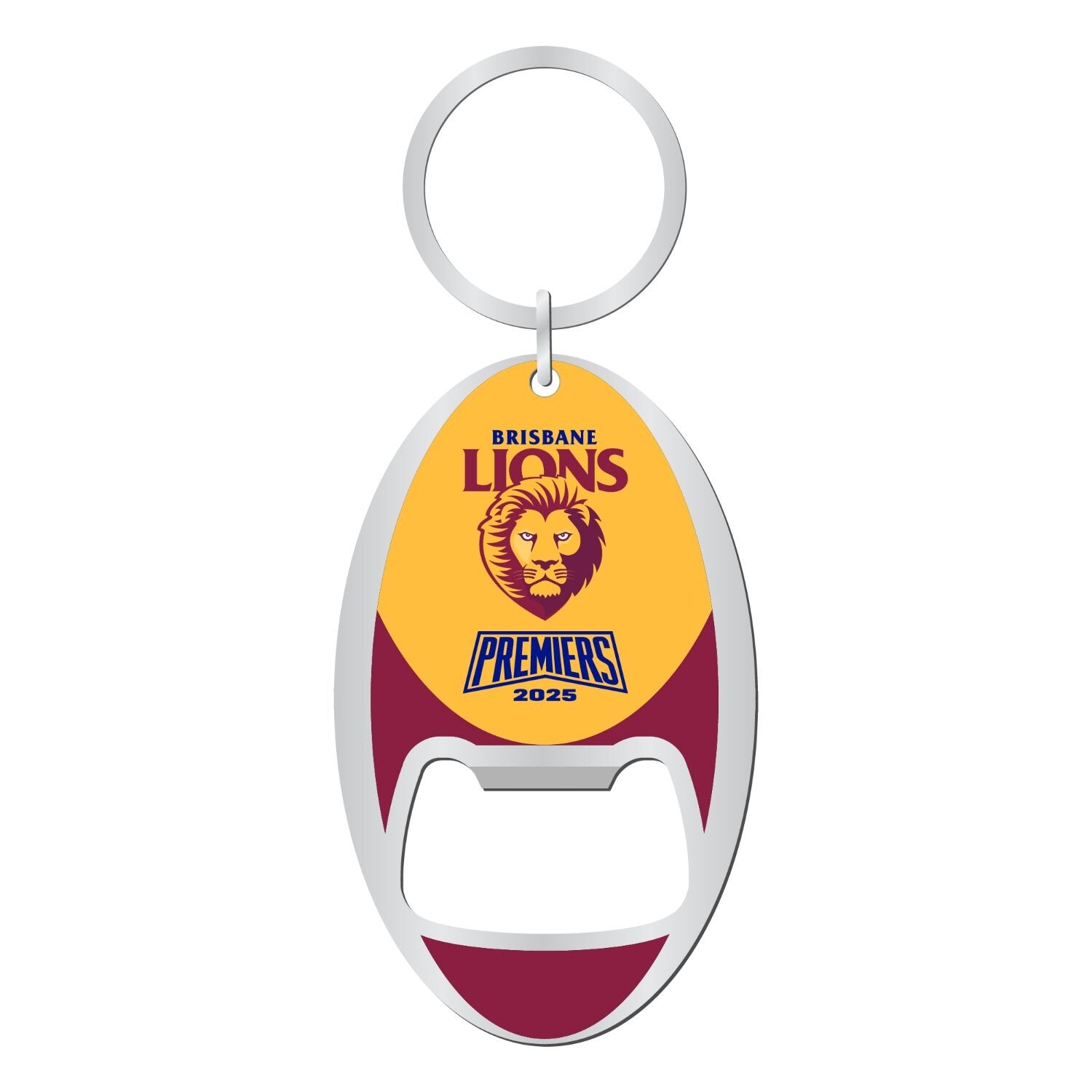 Brisbane Lions 2025 Premiership Bottle Opener Keyring