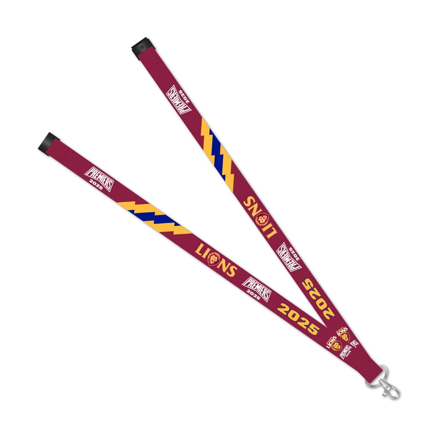 Brisbane Lions 2025 Premiers Lanyard
